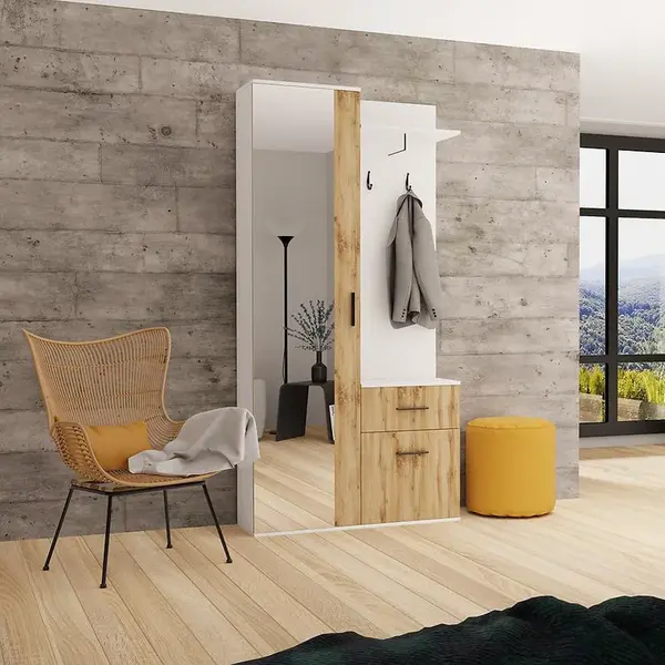 Předsíňová Stěna Rio wotan/bílá