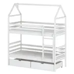 Posteľ Domček Alex 80x160 white