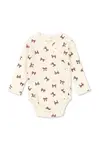 Bavlněné kojenecké body Konges Sløjd MINNIE NEWBORN BODY GOTS KS104377