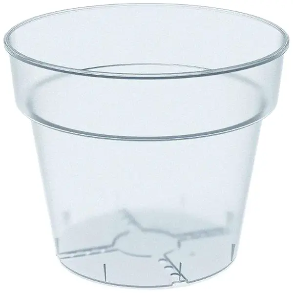 Květináč Planti12,4 cm transparentní