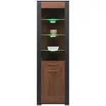 Vitrína Naomi Na-6 ořech/wenge