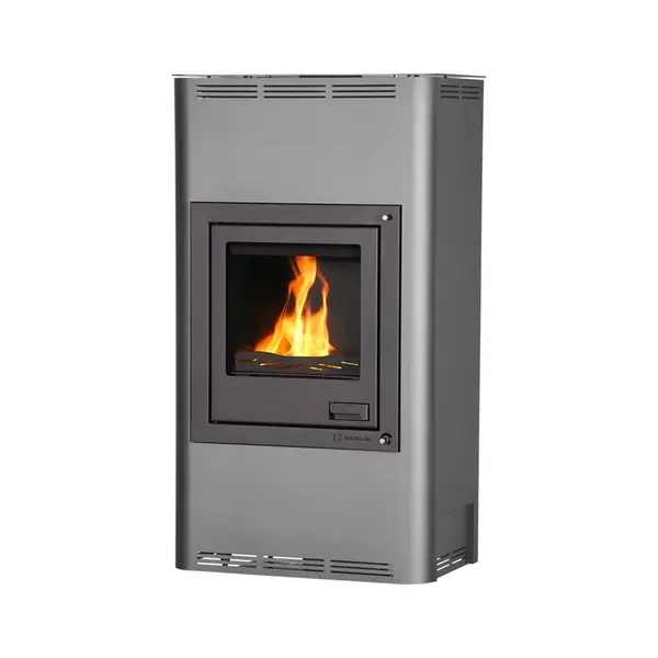 Kachle s výmenníkom AQUAFLAM 17, sivá, automatická regulácia FLHSF29-016