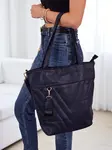 Resti Aurelia Navy Blue Shopper Bag A4 made of ecological leather, Large with a strap