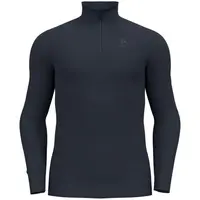 Odlo BL TOP ACTIVE WARM ECO Pánske funkčné tričko, tmavo sivá, veľkosť
