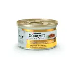 Gourmet Gold Konzerva pre mačky hovädzie, kura 1 x 85 g