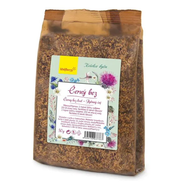 Wolfberry Černý bez bylinný čaj sypaný 50 g