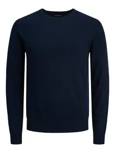 JACK & JONES Mikina 'JJEEmil'  námornícka modrá