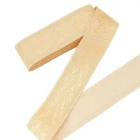 Polyester Jacquard Flower Ribbon