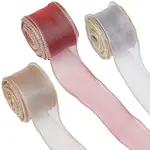 3Pcs 3 Colors Nylon Mesh Ribbon for Bowknot Making