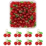 50Pcs Glass Pendants