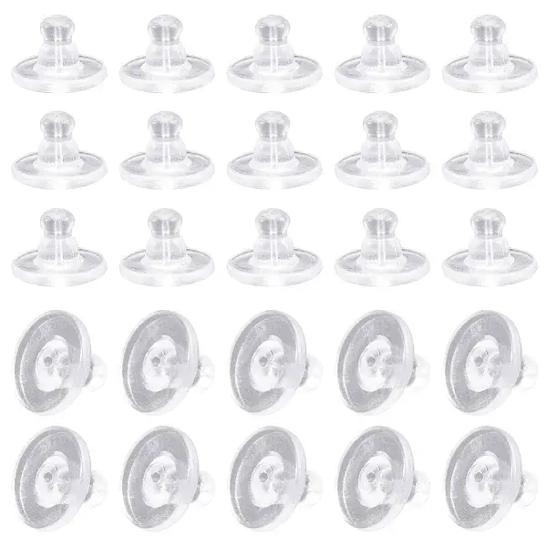 Clear Silicone Full-covered Ear Nuts