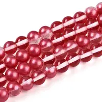 Baking Painted Transparent Glass Beads