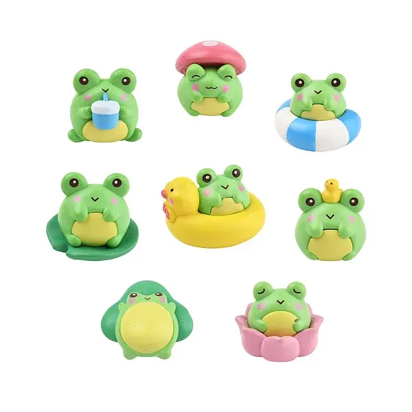 1Set Resin Frog Display Decoration