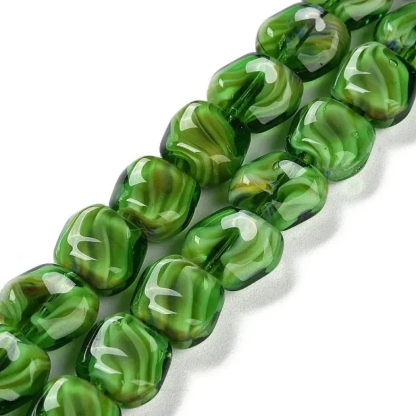Handmade Milleflori Glass Beads Strands