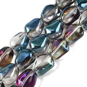 Electroplate Glass Beads Strands