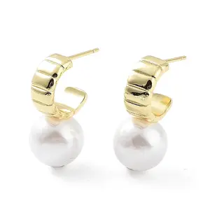 Rack Plating Brass Studs Earrings for Women