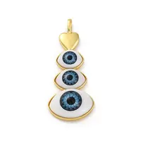 Rack Plating Brass Pendants