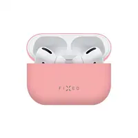 Ultratenké silikonové pouzdro FIXED Silky pro Apple AirPods 4, růžová