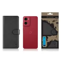 Flipové pouzdro Tactical Field Notes pro Motorola Moto G05, černá