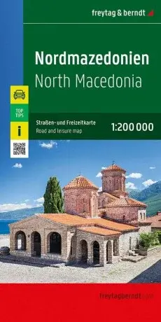 Severní Makedonie 1:200 000 / automapa + volnočasová mapa