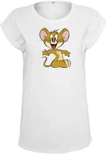 Dámské tričko Tom & Jerry Mouse bílé