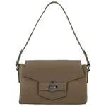 Módní dámská koženková kabelka na rameno Harper, taupe