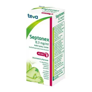 SEPTONEX 8.3mg/ml sprej v roztoku 45 ml