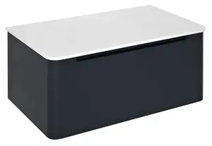 Sapho Kerala - Umývadlová skrinka 80x48x35 cm, 1 zásuvka, antracit KR080-3434