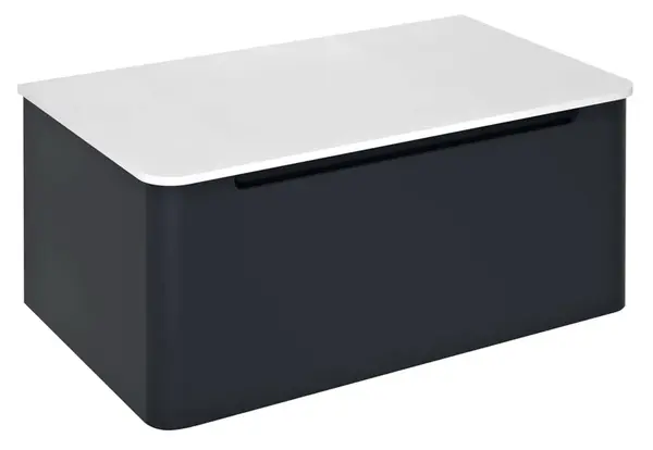 Sapho Kerala - Umývadlová skrinka 80x48x35 cm, 1 zásuvka, antracit KR080-3434