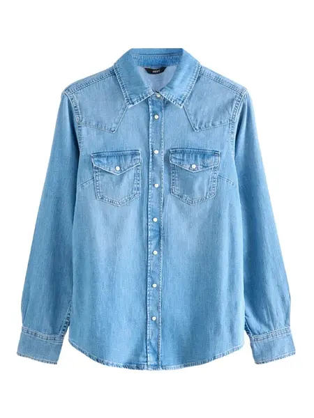 Next Blúzka  modrá denim