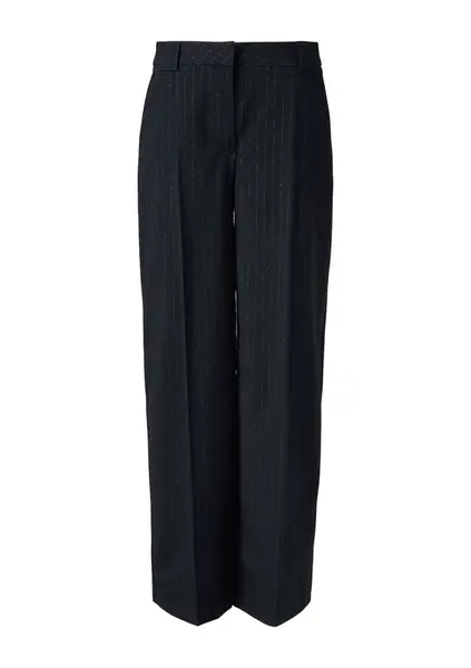 COMMA Nohavice s pukmi  námornícka modrá / strieborná