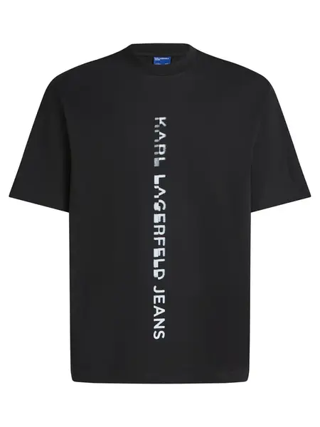 KARL LAGERFELD JEANS Tričko  čierna / biela