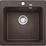 Blanco NAYA 5 drez kávová bez excentra Silgranit 526585
