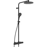 Hansa Viva sprchový systém s termostatickou batériou čierná mat 6515920133