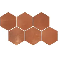 Dekor Rako Via červenohnedá 21x37 cm mat DDVT8712.1