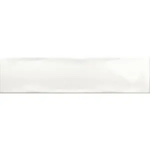Obklad Ribesalbes Ocean white 7,5x30 cm lesk OCEAN2647