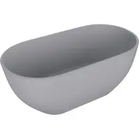 Polysan Reduta voľne stojaca vaňa 171x81 cm liaty mramor ľavá aj pravá šedá matná šedá matná 71842.31