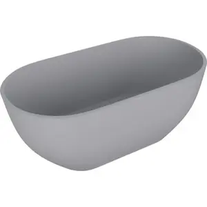 Polysan Reduta voľne stojaca vaňa 171x81 cm liaty mramor ľavá aj pravá šedá matná šedá matná 71842.31