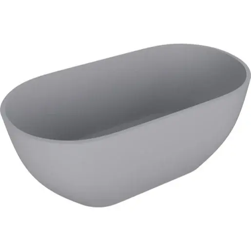 Voľne stojaca vaňa Polysan Reduta 171x81 cm liaty mramor ľavá aj pravá šedá matná šedá matná 71842.31