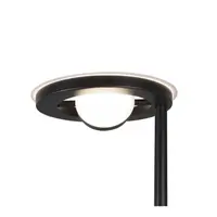 LED stojaca lampa Trio Barrie čierna 424210332