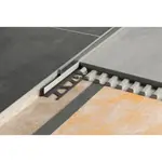 Lišta pre sprchové kúty Schlüter Showerprofile-S, nerez, dĺžka 120 cm, výška hrany 10 mm, SPSB100EB/120