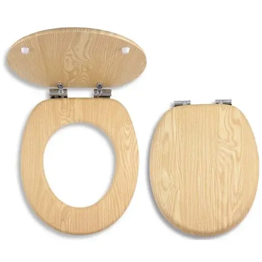 Wc doska Novaservis MDF vo farebnom prevedeni dyhovaného dreva WC/SOFTJASAN