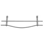 Dvojdržiaky uterákov na radiátory Multi rovné na radiátor chróm MADLORAD259CR