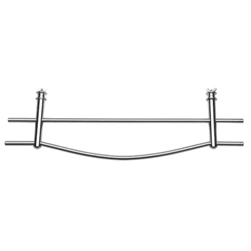 Dvojdržiaky uterákov na radiátory Multi rovné na radiátor chróm MADLORAD259CR