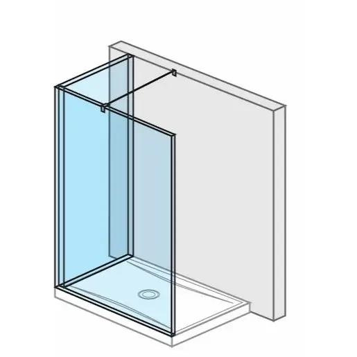 Jika Pure sprchová zástena walk-in 120x90 cm h2694220026681 6942.2.002.668.1