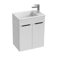 Jika Cube kúpeľňová skrinka s umývadlom 50,5x34x62,2 cm biela h4536411763001 5364.1.176.300.1