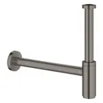 Sifon k umyvadlu 5/4 DN32 GROHE kartáčovaný Hard Graphite mosaz 28912AL0