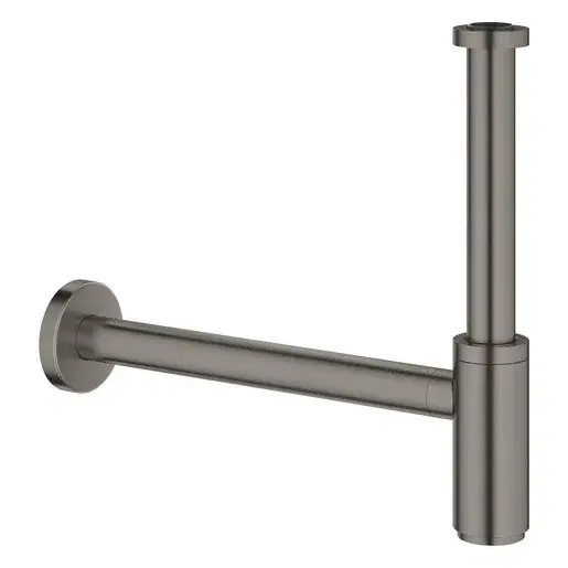 Sifon k umyvadlu 5/4 DN32 GROHE kartáčovaný Hard Graphite mosaz 28912AL0