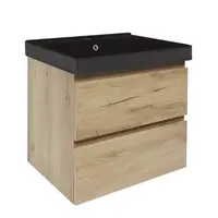 Kúpeľňová skrinka s umývadlom SAT B-Way 59x50x45 cm dub mat BWAY260OAKUU1B