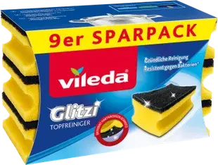 Vileda špongia na riad 9 ks